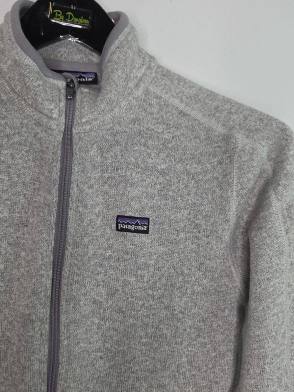 Patagonia Mens Gray Full-Zip Fleece Jacket With Zippered Pockets Large - Picture 6 of 7